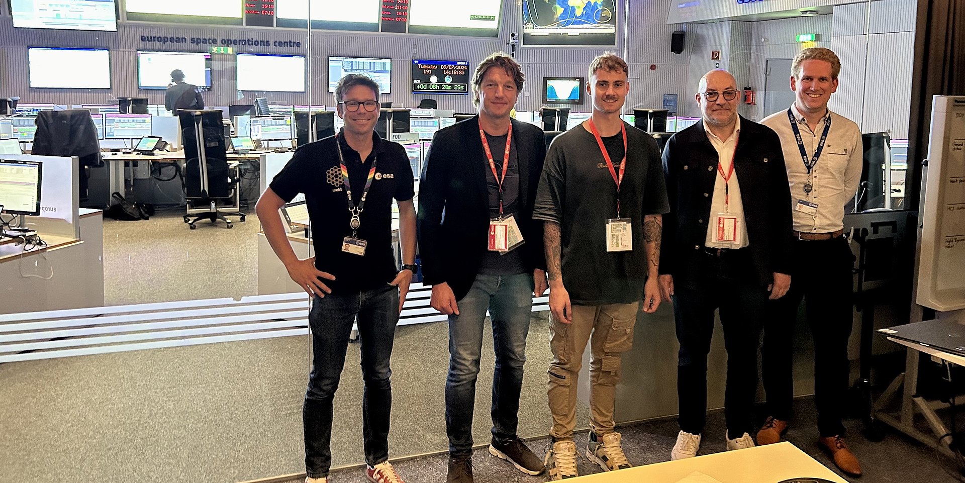 Team beim Projekt-Kickoff bei der ESA.