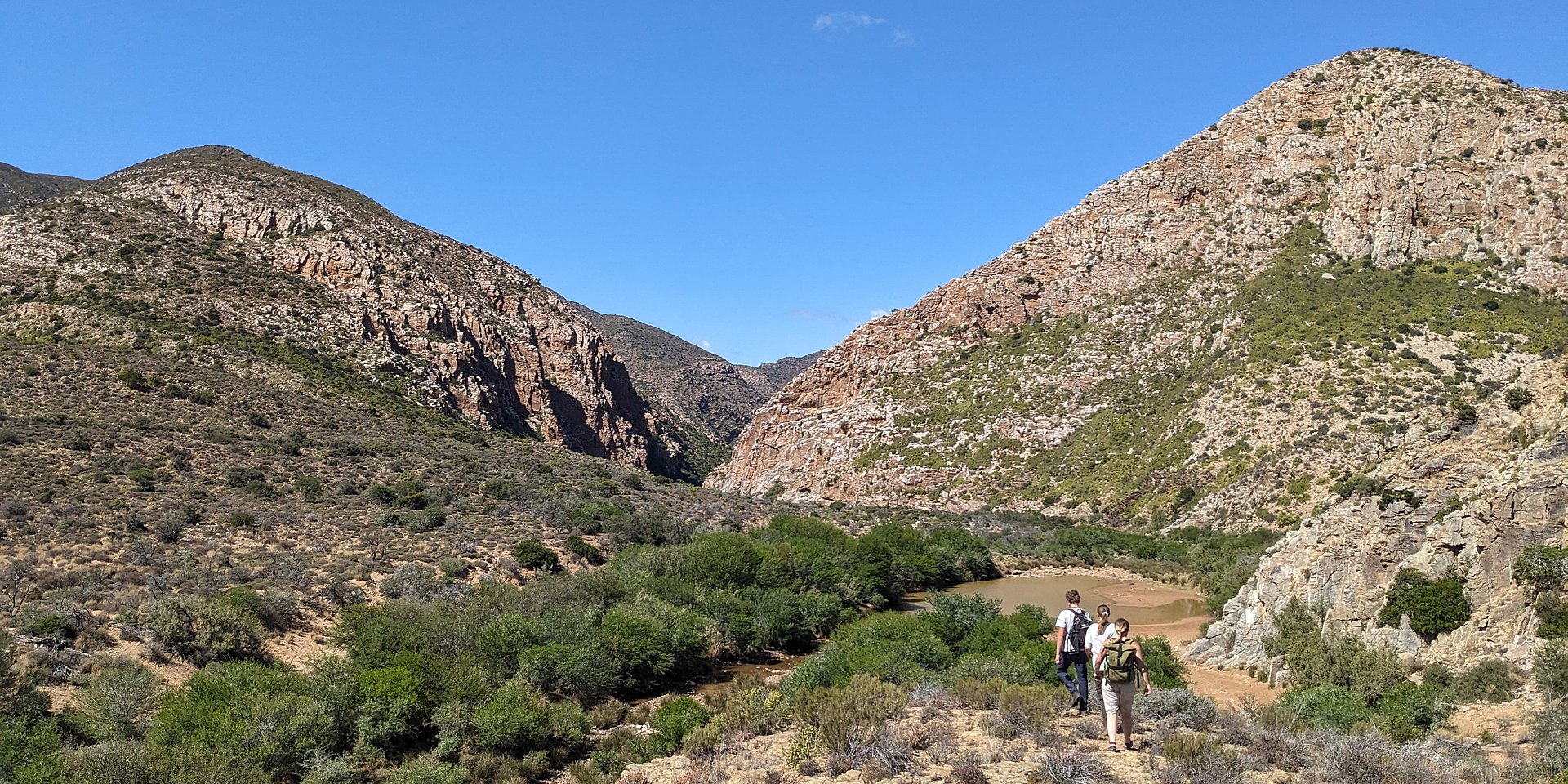Field research in South Africa.