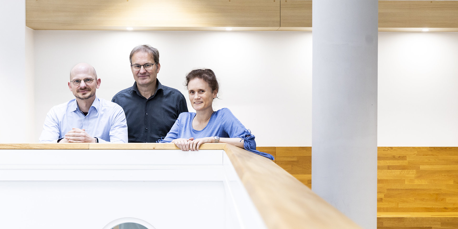 Das „Nano-Team“ der h_da bestehend aus Prof. Dr. Michael Becker, Prof. Dr. Frank Schael und Prof. Dr. Christina Graf.