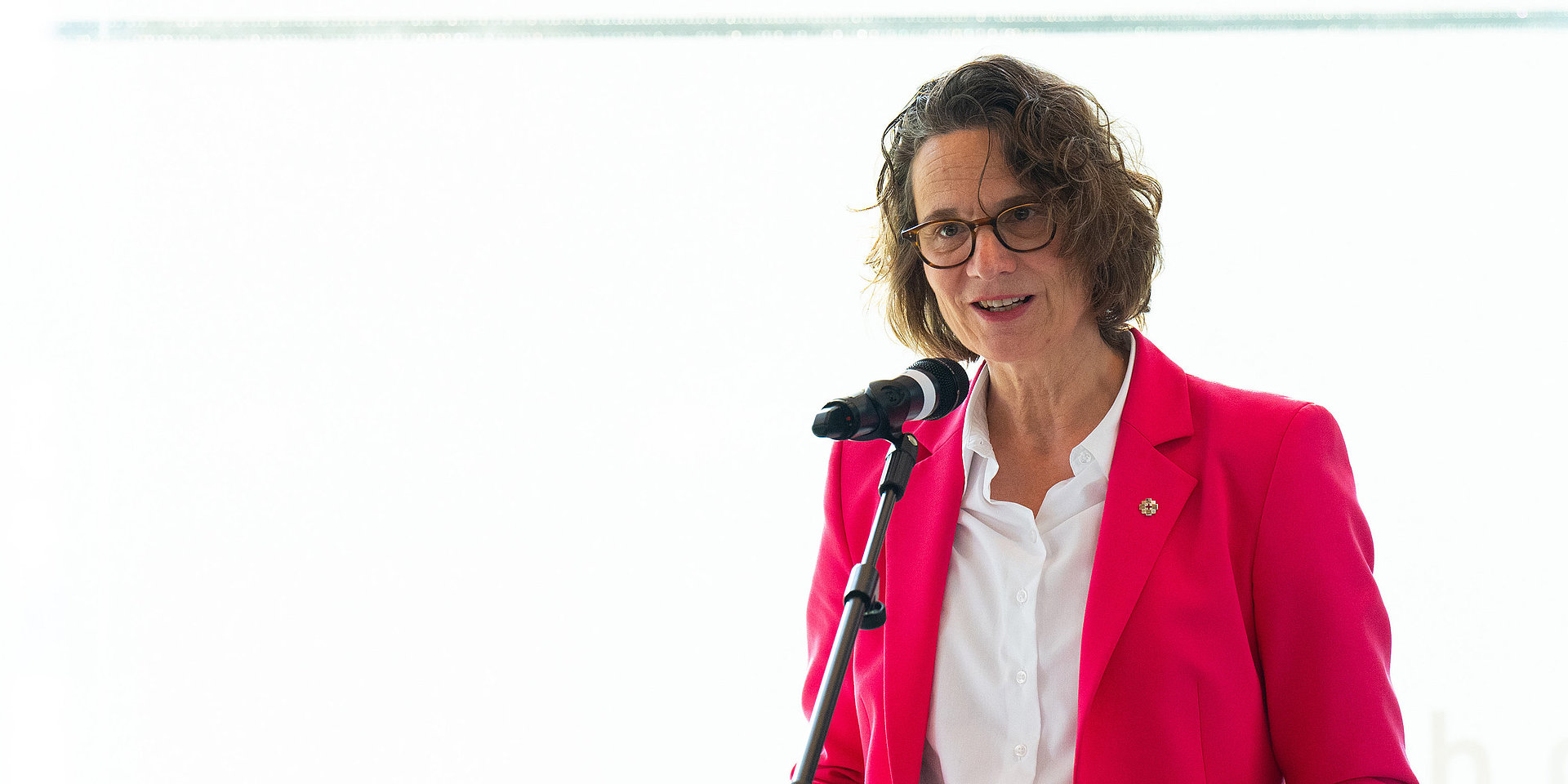 Christiane Tietz, die Präsidentin der EKHN, bei ihrem Kurzvortrag.