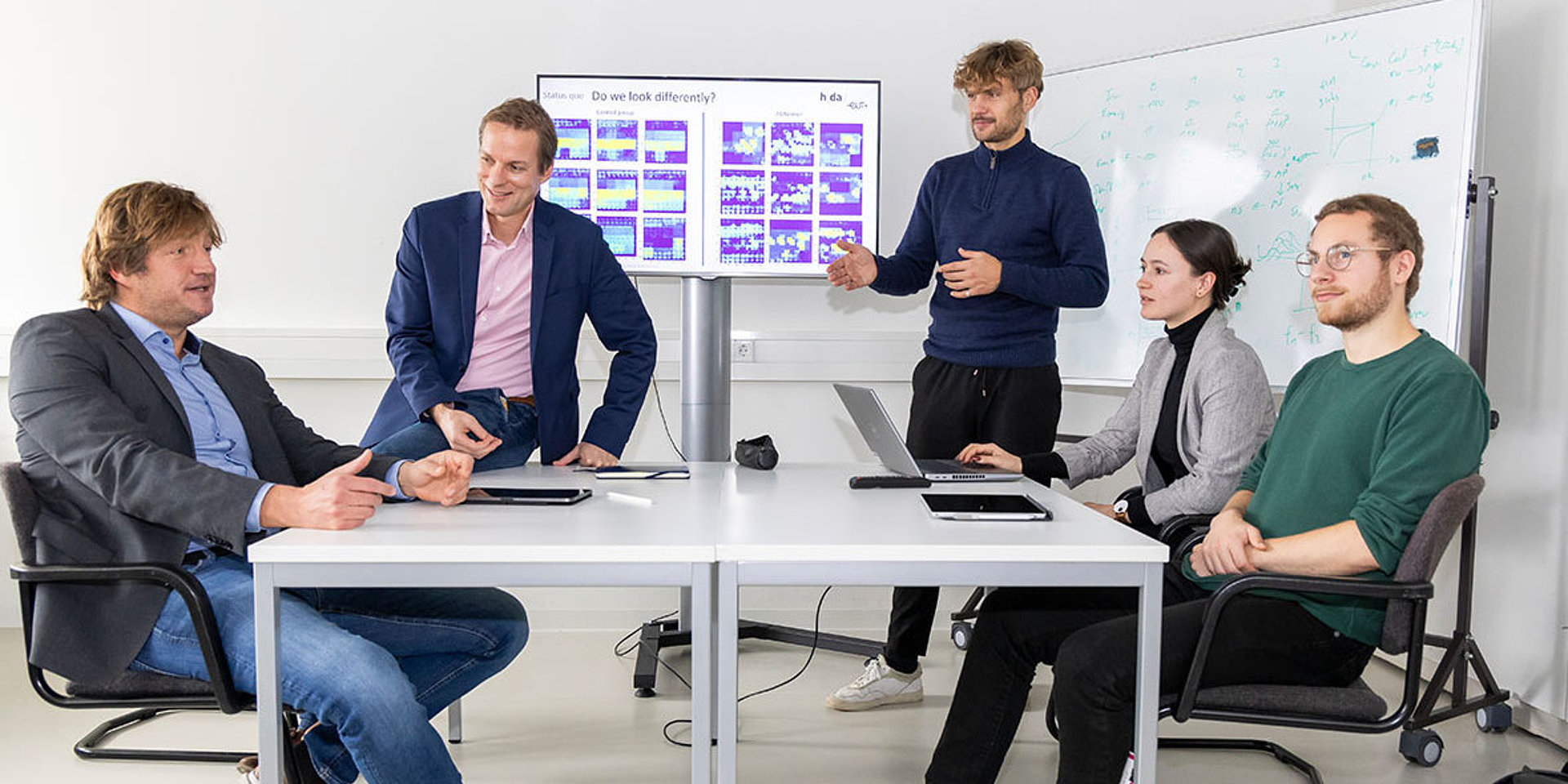 Team zur Forschung von Alzheimer Diagnostik.