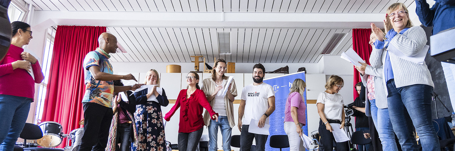 EUT+-Chor bei der Probe